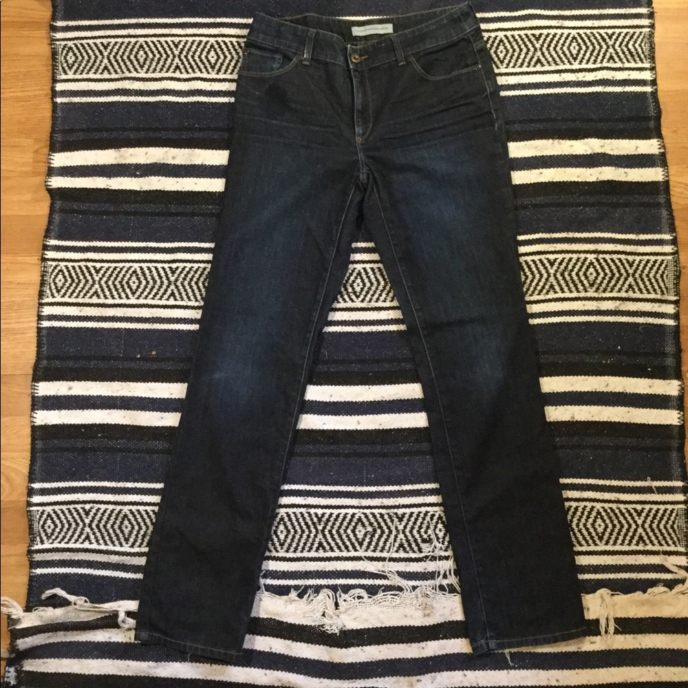 Chico’s Platinum Ultimate Fit Slim Leg Jeans Sz 6